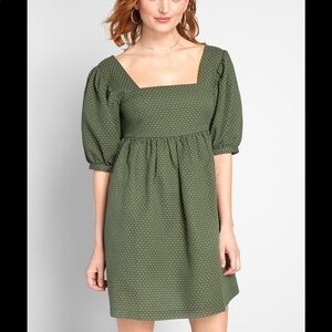 ModCloth Sunset Soiree green Dress size 12 new with tags D50